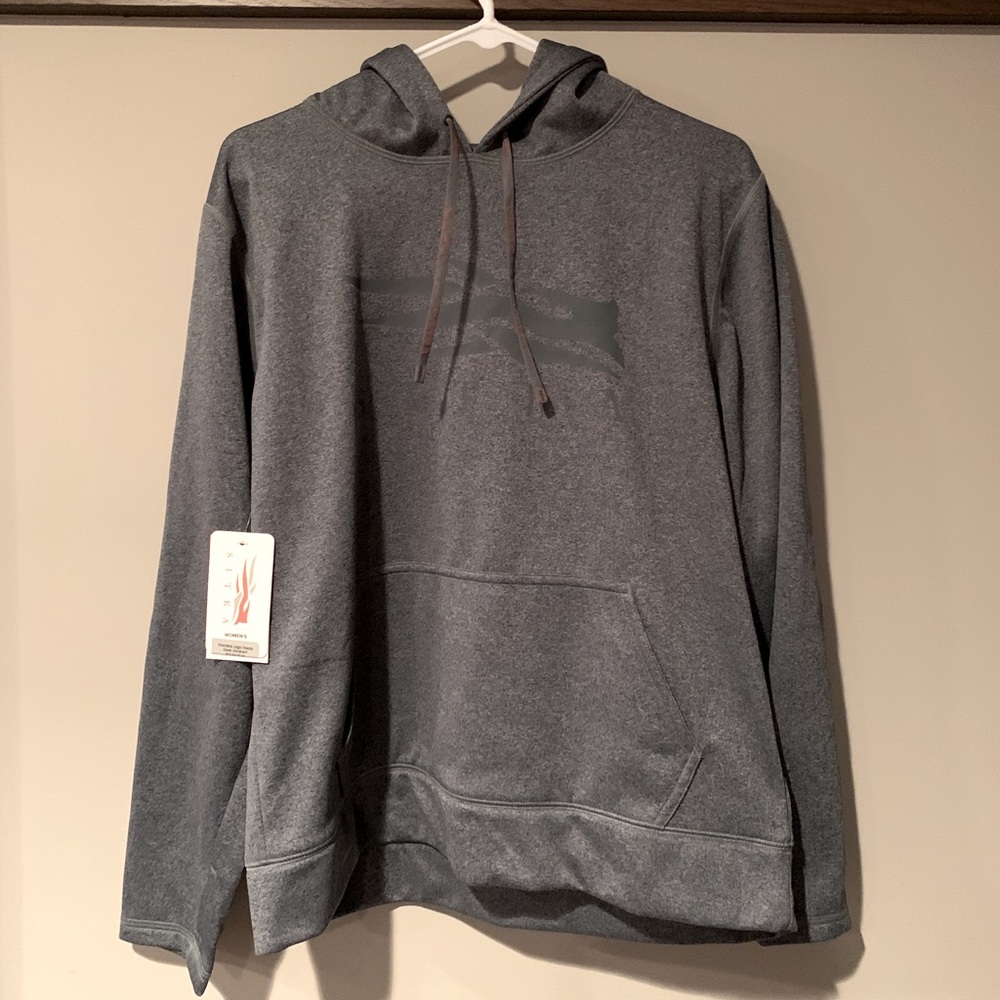 Sitka women’s logo hoody Sz M